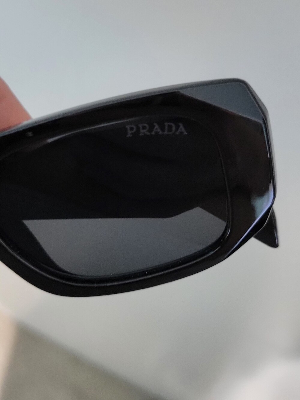 Black Sunglasses Prada - Glossy Designer Shades